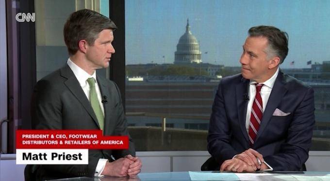 中北美洲及加勒比海冠军賽
_美机构总裁：美国加税或让“150美元的球鞋涨到230美元”